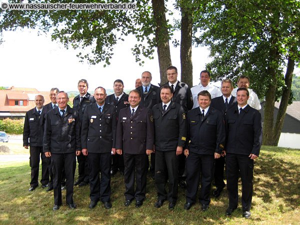 Der neue Vorstand des Nassauischen Feuerwehrverbandes im Jahr 2011
