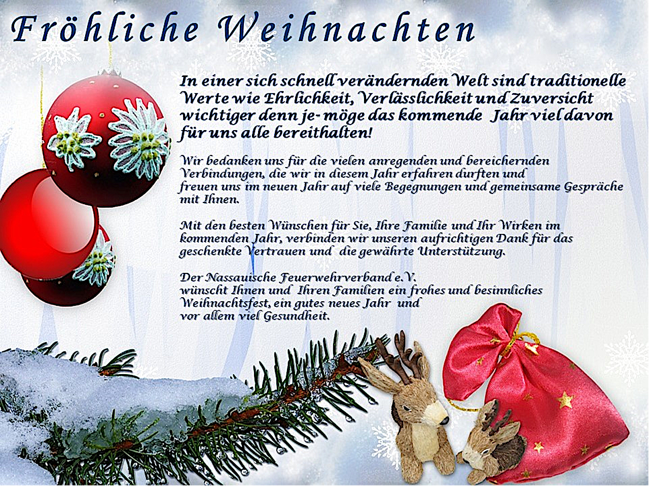 Fröhliche Weihnachten